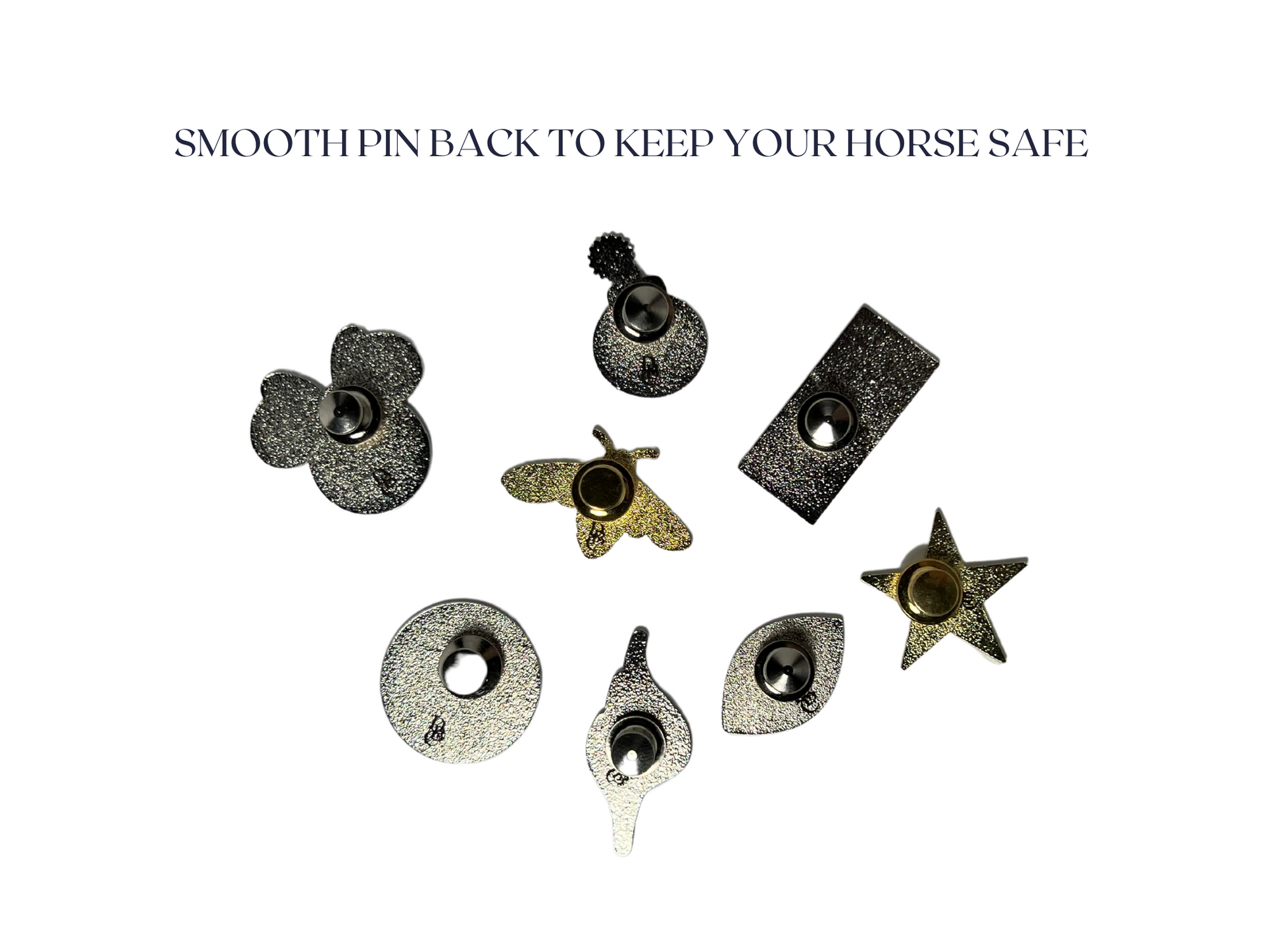 Rainbow Cheetah Number Pin Charms