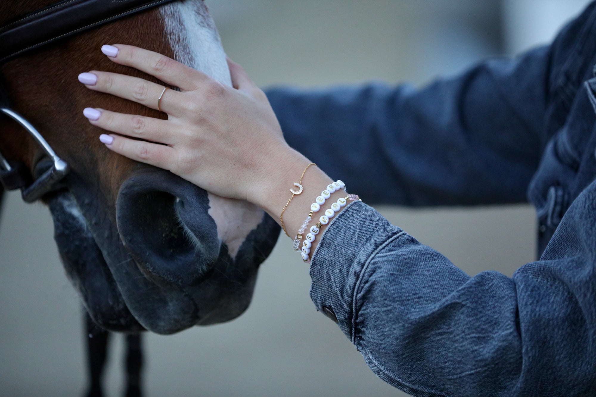 Stacked By Samantha Lucky Horse Shoe Bracelet