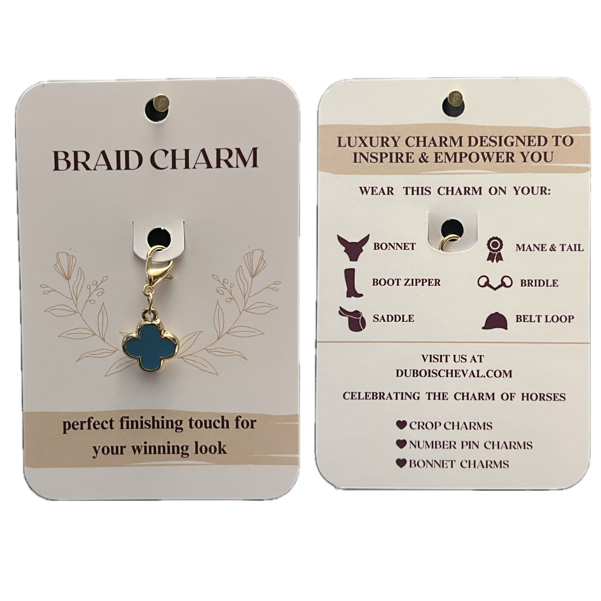 Sparkly Star Braid Charm