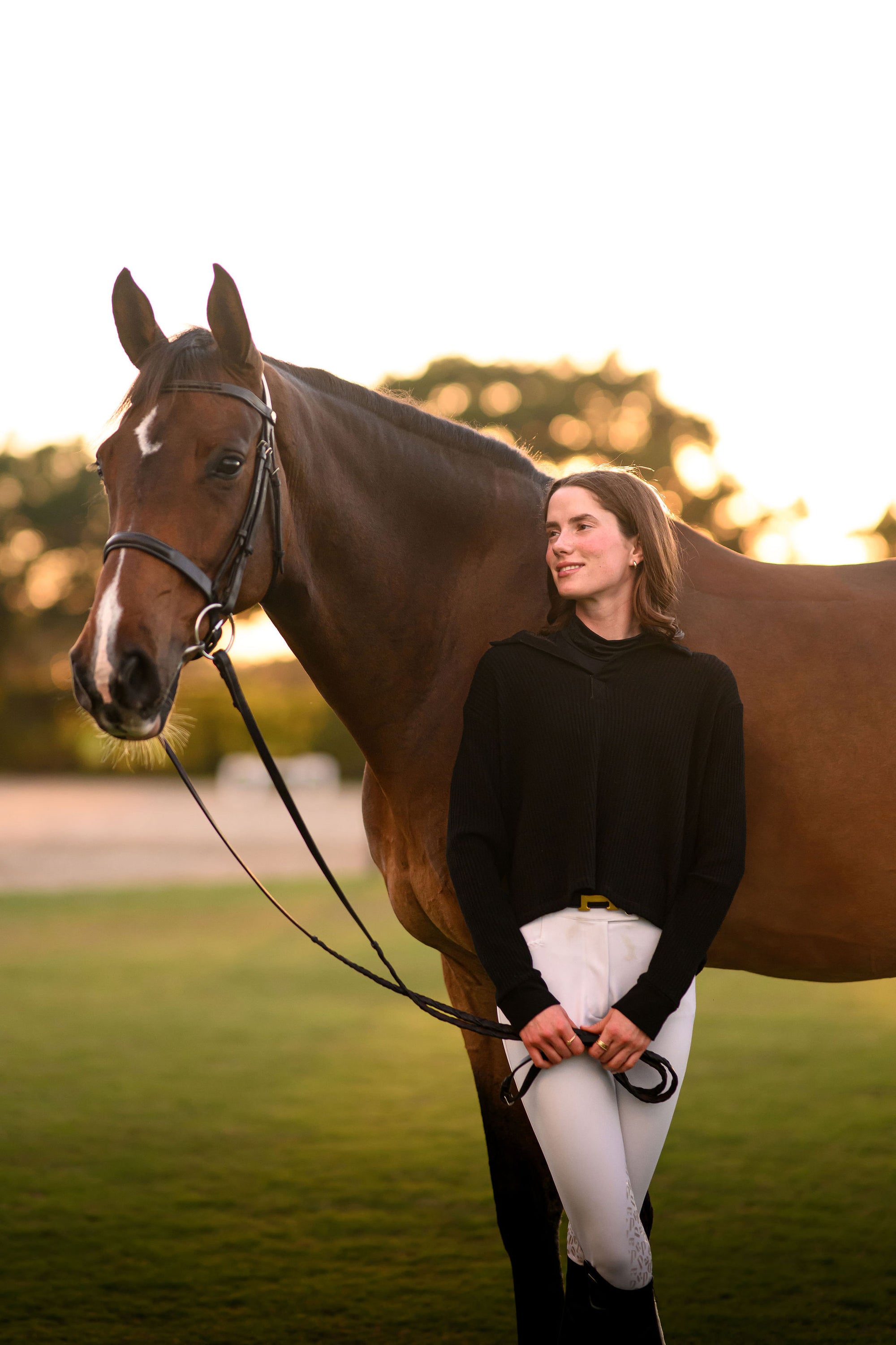 Coco Waffle Polo-Black