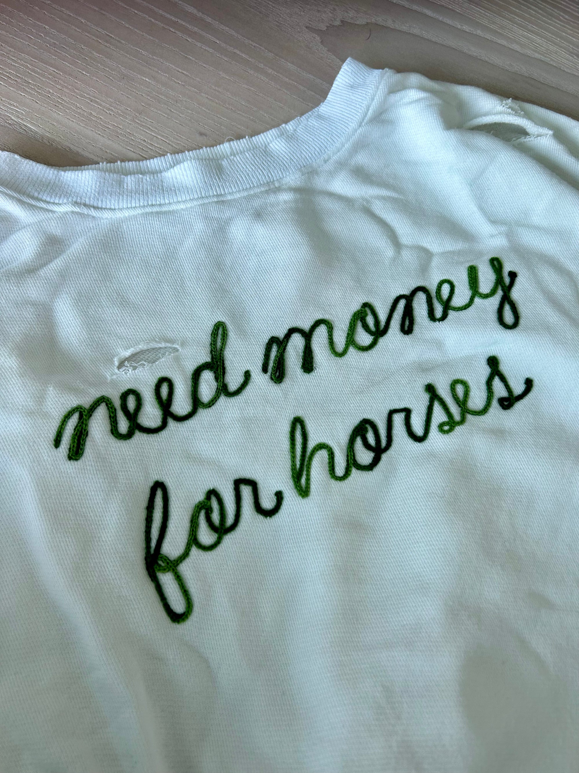 Need $ For Horses (Large)