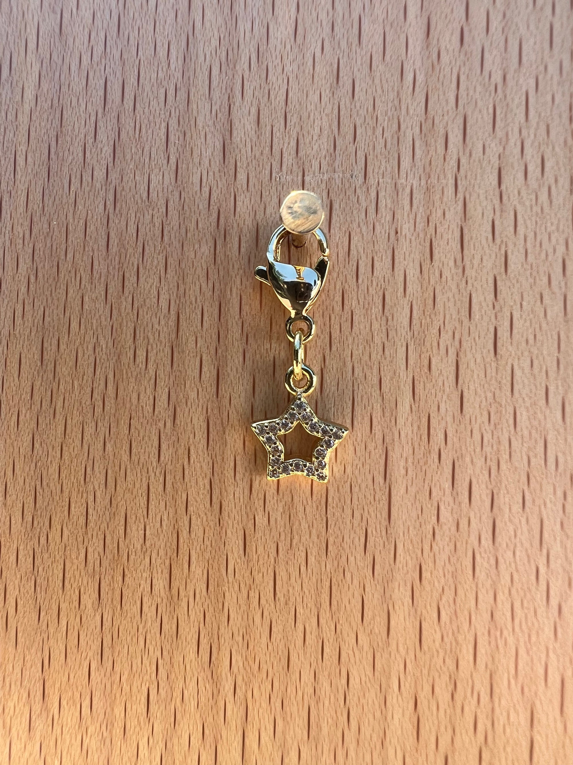 Sparkly Star Braid Charm