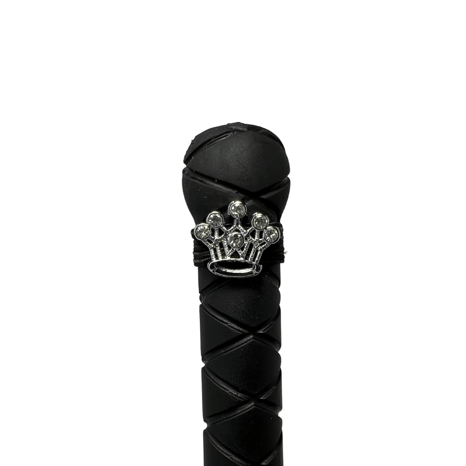 Silver Crown Crop Charm
