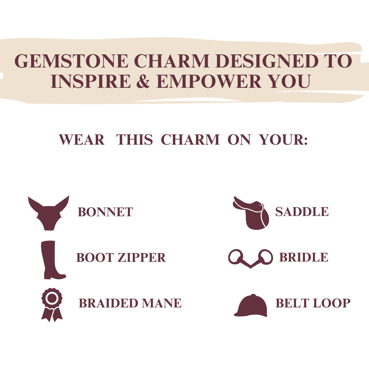 Lady Luck Bonnet Charm